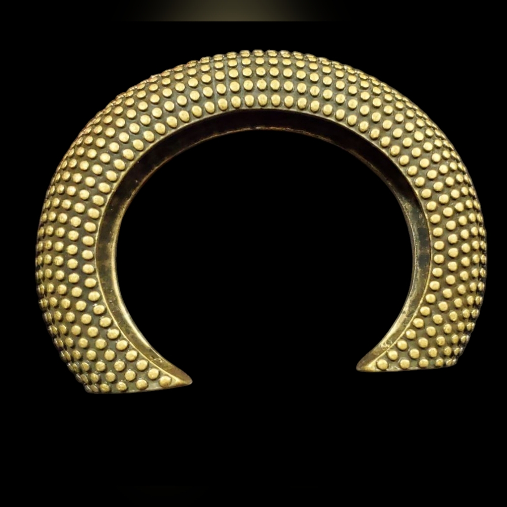 Vtg. Antiqued Chunky Style Cuff Bracelet
